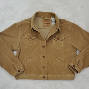 Levi's Strauss Women's Tan Camel Carhartt Style Corduroy Jacket Size xL